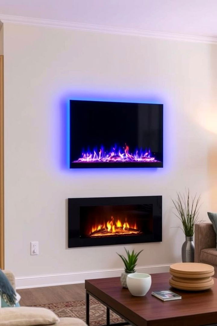 Contemporary Wall Mounted Electric Fireplace - 22 Electric Fireplace Ideas