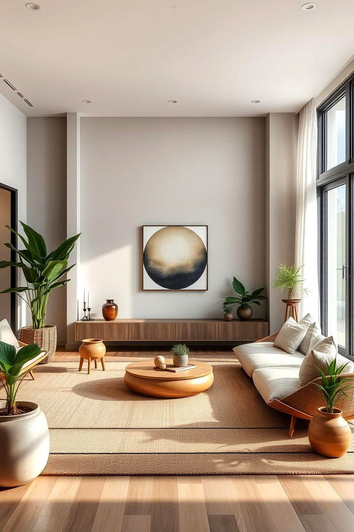 Contemporary Zen Escape - 22 Aesthetic Living Room Ideas