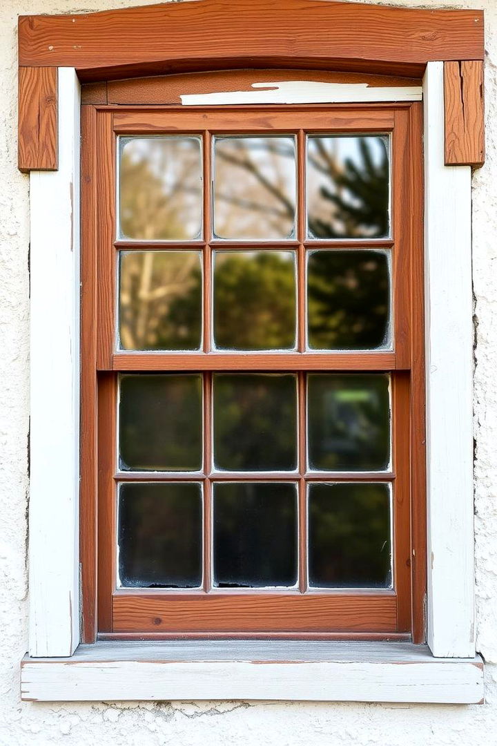 Contrasting Frame Styles - 22 Farmhouse Interior Window Trim Ideas
