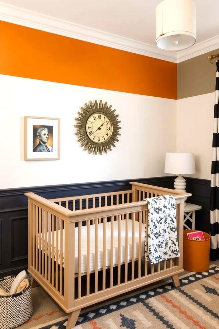 Contrasting Upper Wall Enhancements - 22 Wainscoting Nursery Ideas