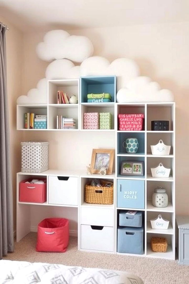 Convertible Cloud Themed Storage - 22 Cloud Themed Bedroom Ideas