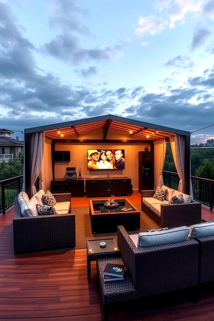 Convertible Entertainment Hub Gazebo - 22 Gazebo on Deck Ideas