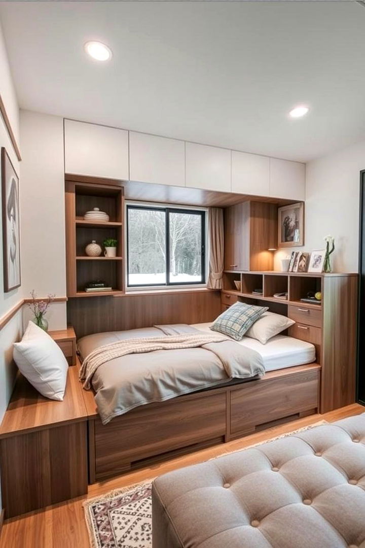 Convertible Layout Versatility - 22 Bed Nook Ideas