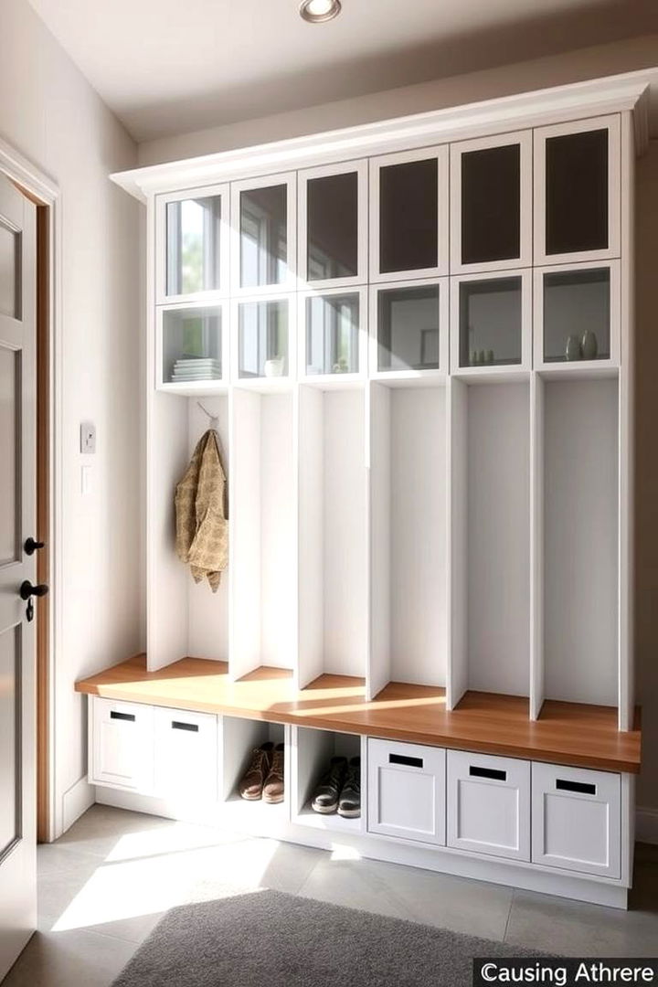 Convertible Locker Style Storage - 22 Mudroom Storage Ideas
