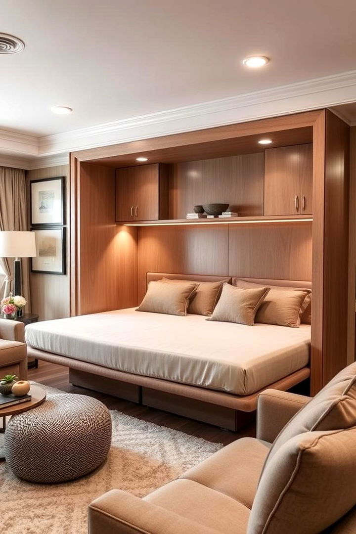 Convertible Murphy Bed with Sofa Option - 22 Murphy Bed Ideas