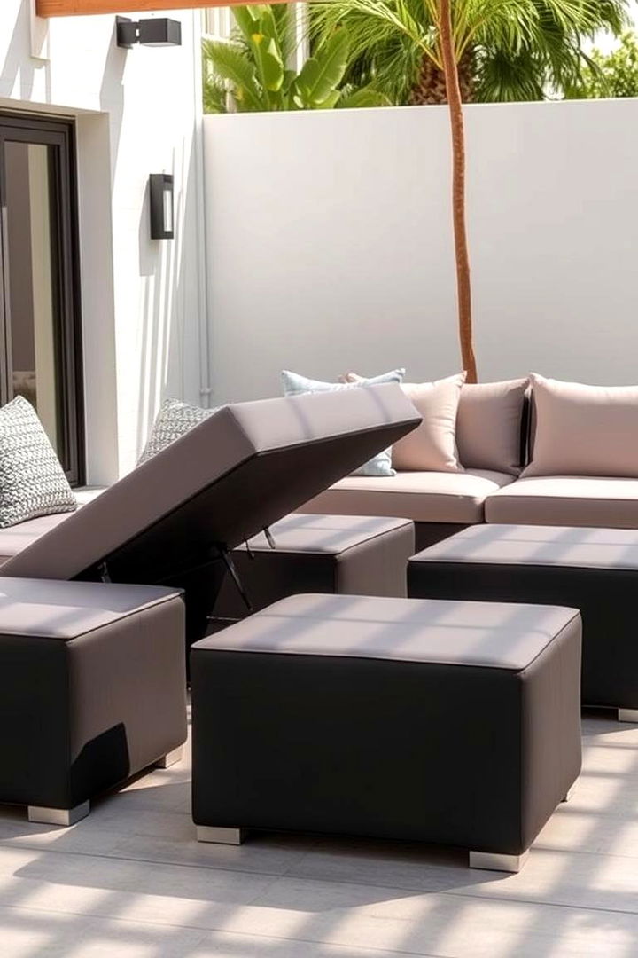 Convertible Ottoman Solutions - 22 Patio Furniture Ideas