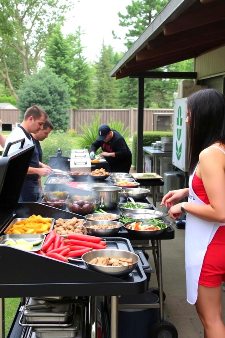 Cooking Class in the Backyard - 22 Backyard Entertainment Ideas