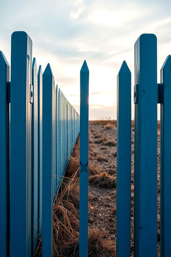 Cool Blue for Serene Ambiance - 22 Fence Paint Colours