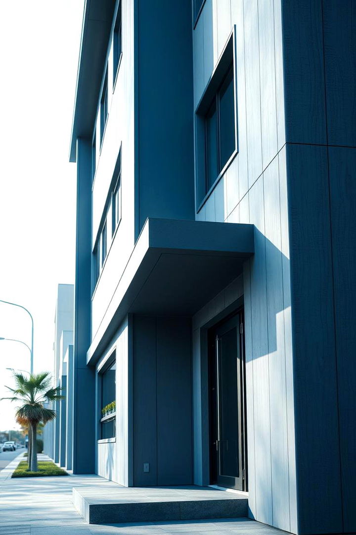 Cool Gray with Blue Undertones - 22 Gray Exterior House Paint Ideas