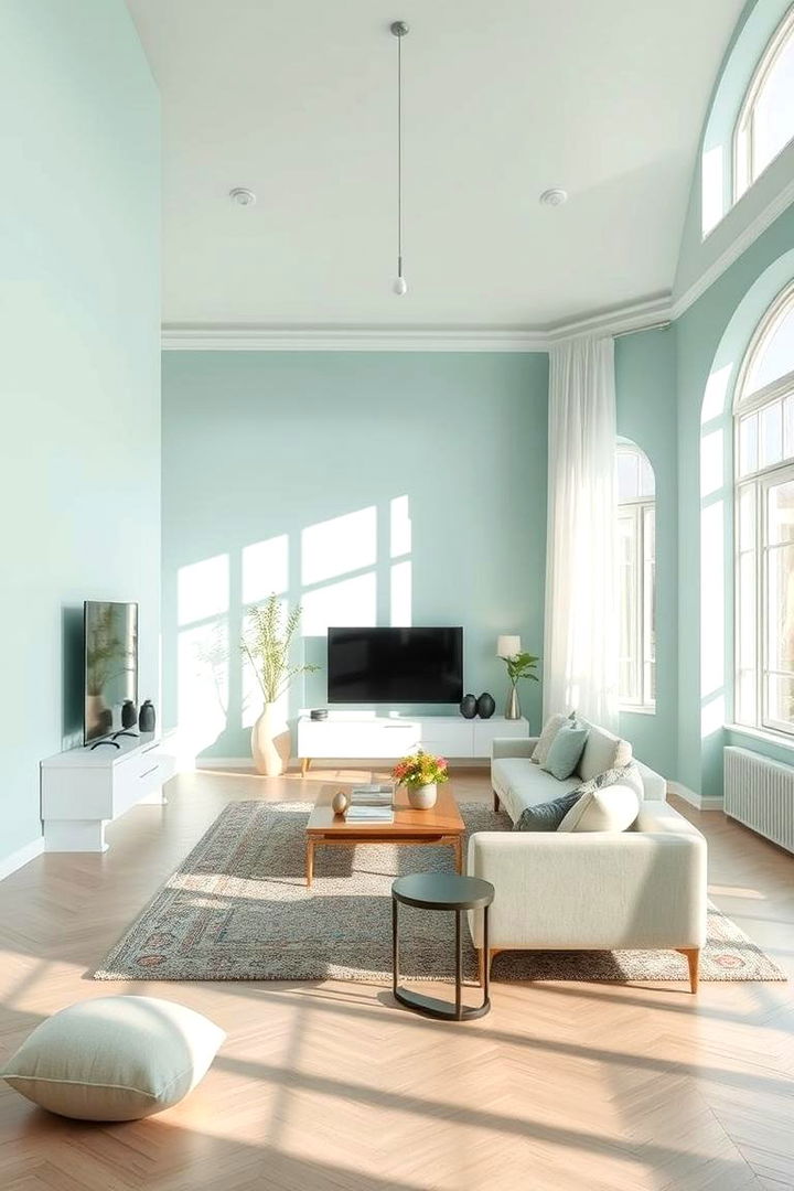Cool Mint Refreshing Vibe - 22 Living Room Paint Colors