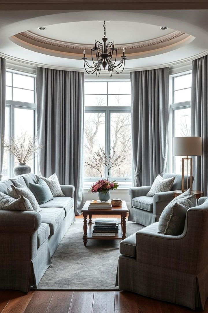 Cool Tone Fabrics - 22 frozen room decor ideas
