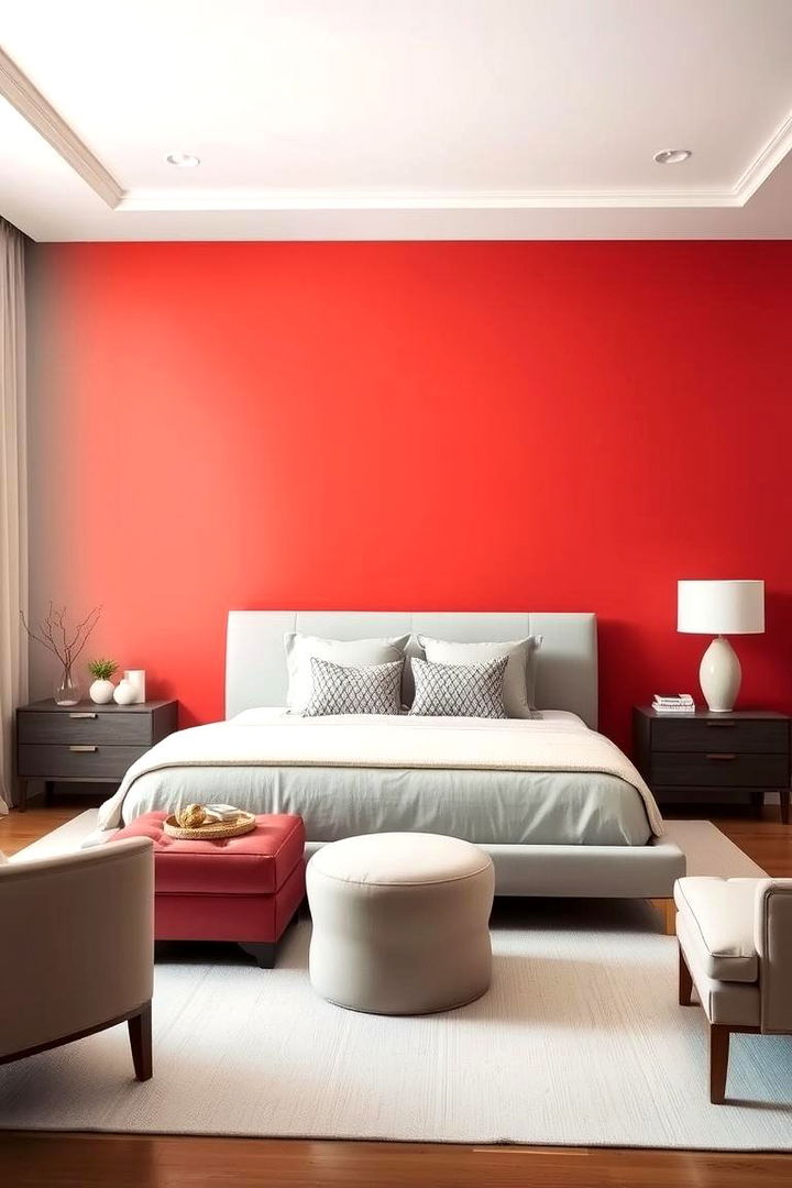 Coral Accent Walls for a Bold Statement - 22 Coral Bedroom Ideas