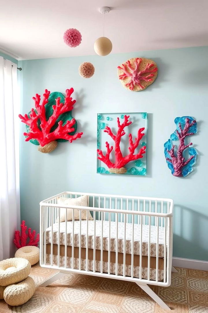 Coral Inspired Art Installations - 22 Ocean-themed Nursery Ideas