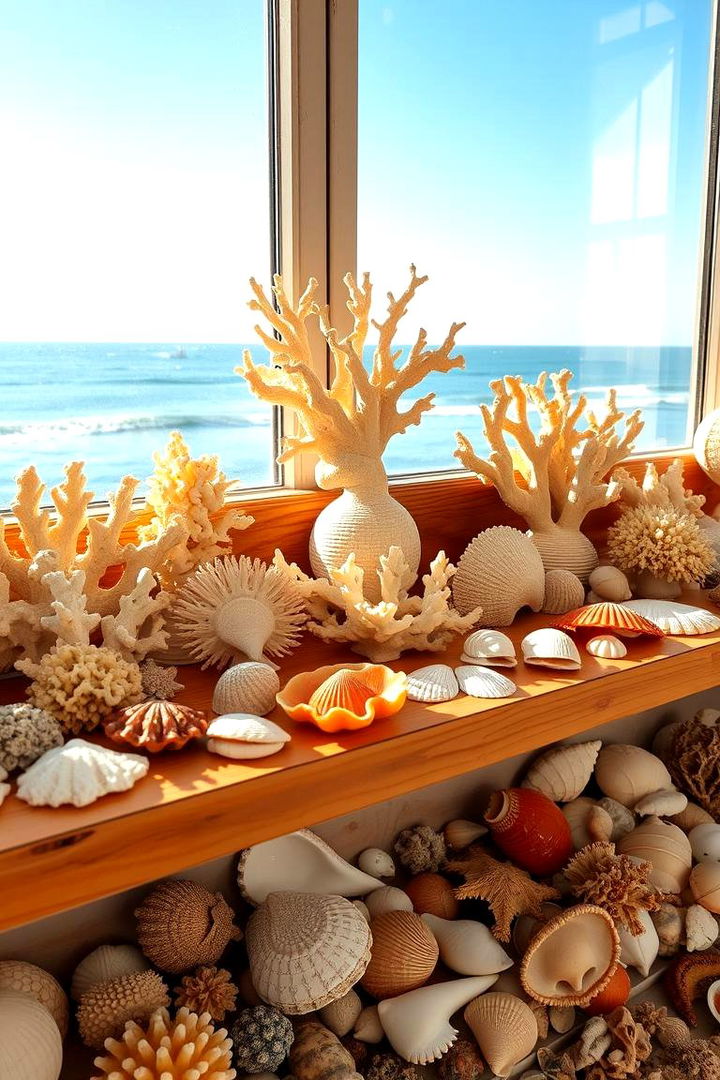 Coral and Shell Collections - 22 Nautical Nursery Ideas