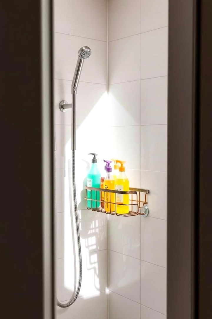 Corner Caddies for Maximized Space - 22 Shower Storage Ideas