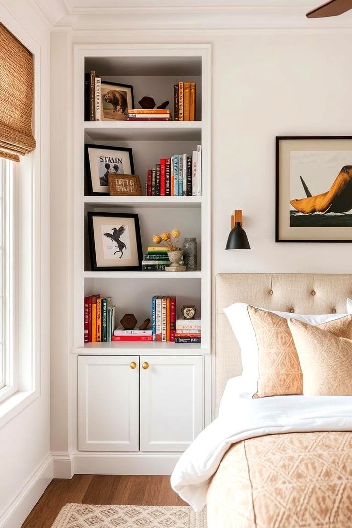 Corner Shelves for Space Efficiency - 22 Bedroom Shelving Ideas