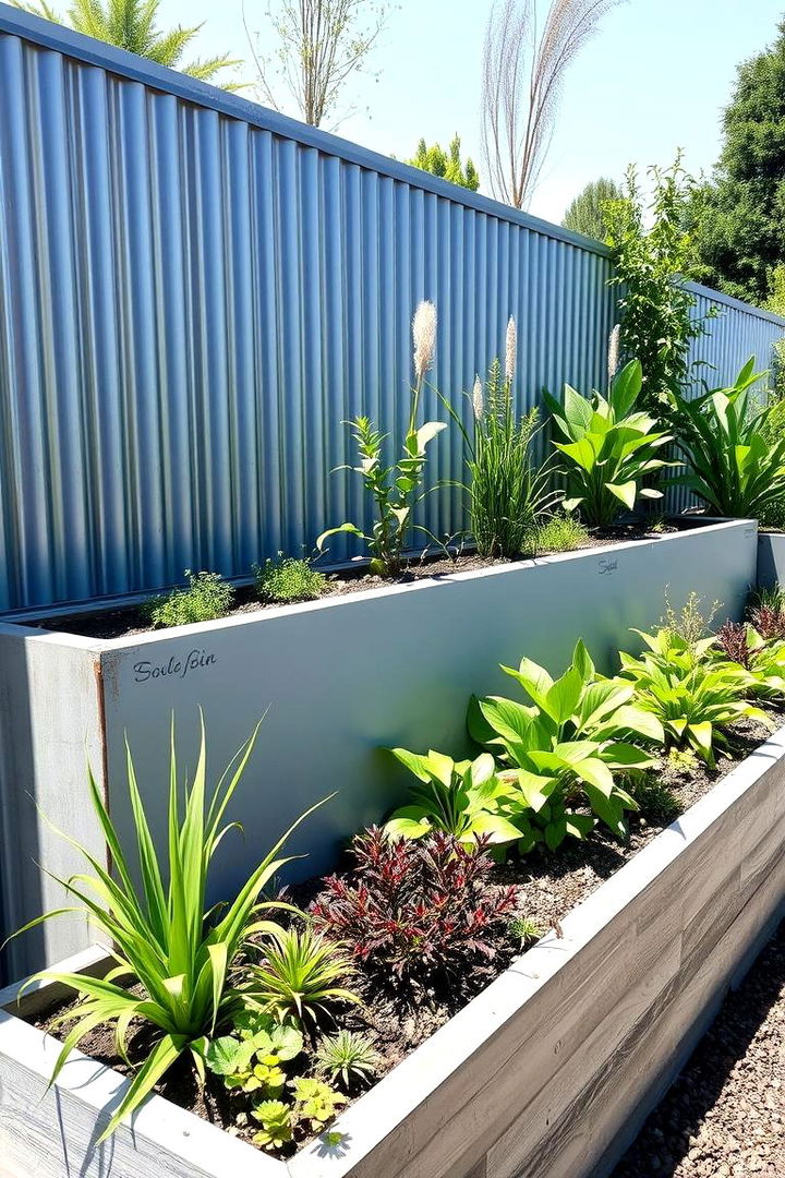 Corrugated Metal Raised Beds - 22 Inexpensive Raised Garden Bed Ideas