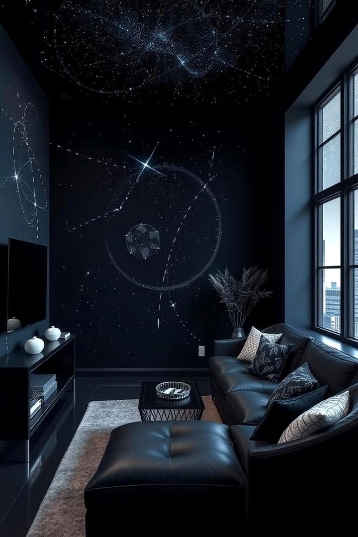 Cosmic Color Palette - 22 galaxy space-themed bedroom ideas