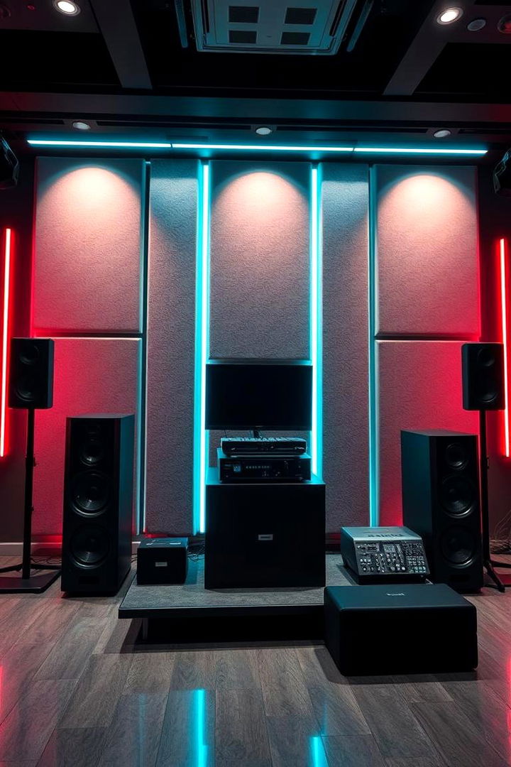 Cosmic Sound System Setup - 22 Star Wars Man Cave Ideas