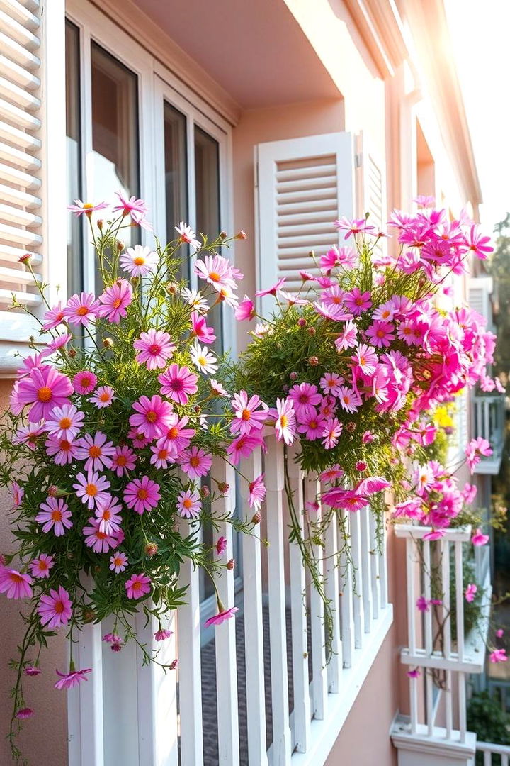 Cosmos for Airy Pastel Blooms - 22 Flowering Plants for Balcony