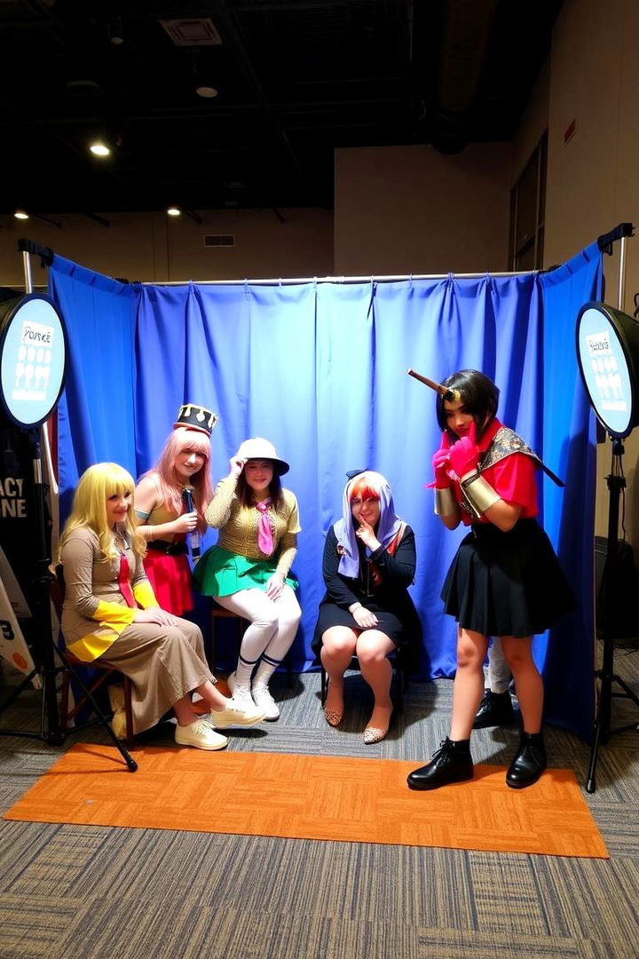 Cosplay Photo Booth Corner for Memories - 22 Anime Room Ideas
