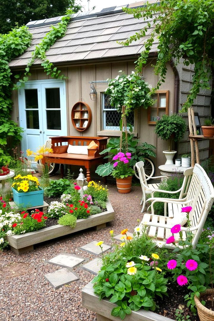 Cottage Garden Charm - 22 Small Front Yard Landscaping Ideas