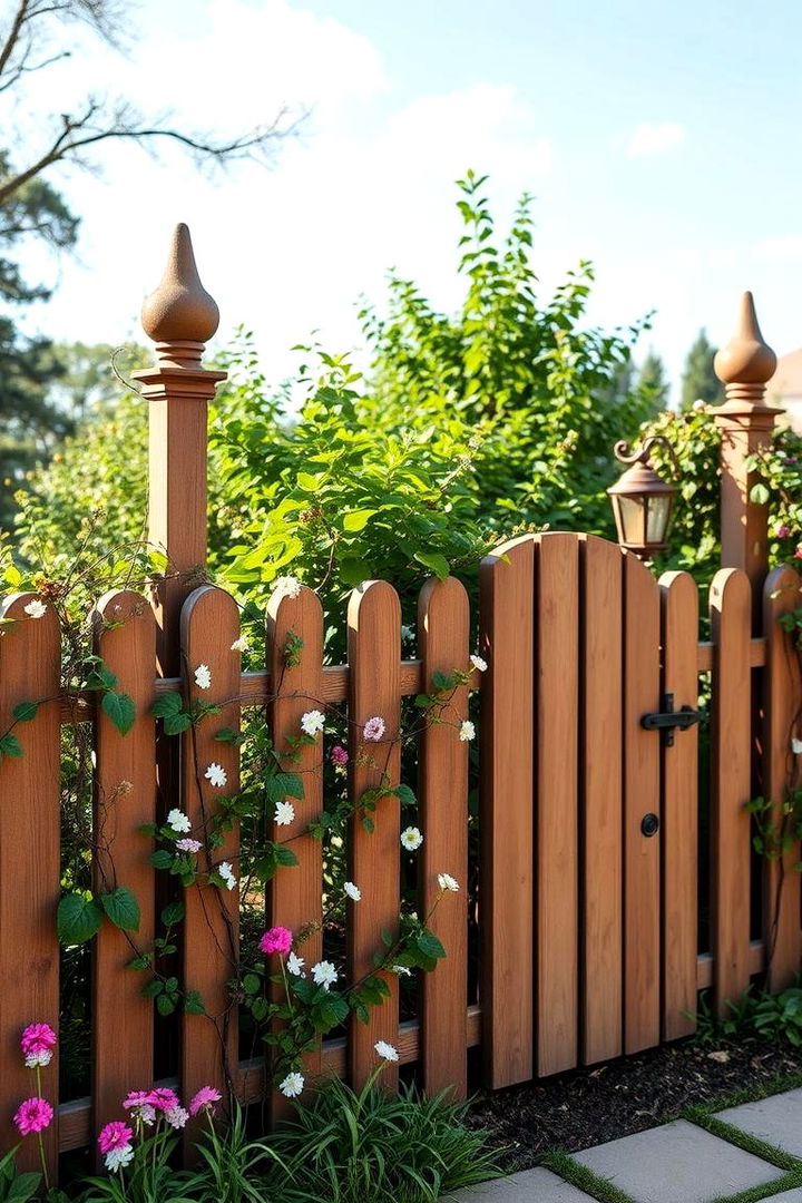 Cottage Inspired Curved Forms - 22 Decorative Fence Ideas