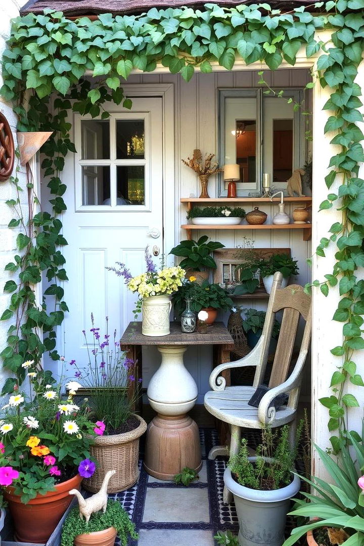 Cottage Style Garden Nook - 22 Corner Garden Ideas