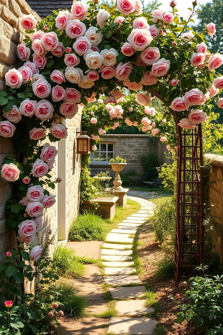 Cottage Style Rose Garden - 22 Rose Garden Ideas