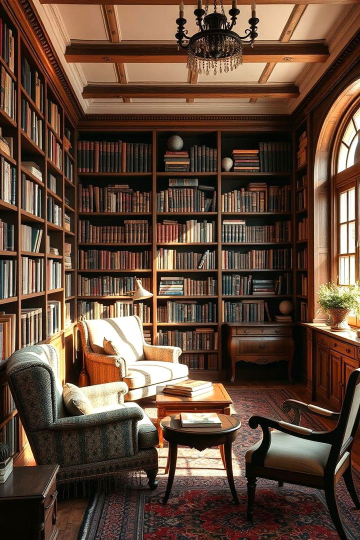 Cottagecore Home Library - 22 Cottagecore Interior Design Ideas