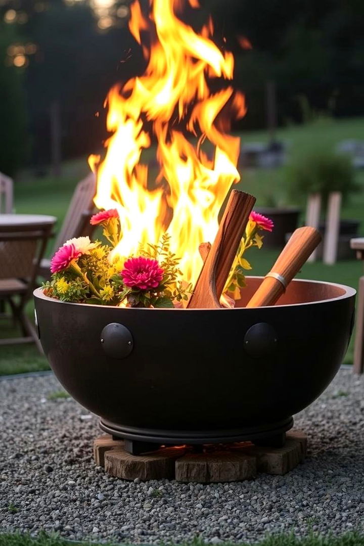 Country Chic Fire Pit - 22 Truck Rim Fire Pit Ideas