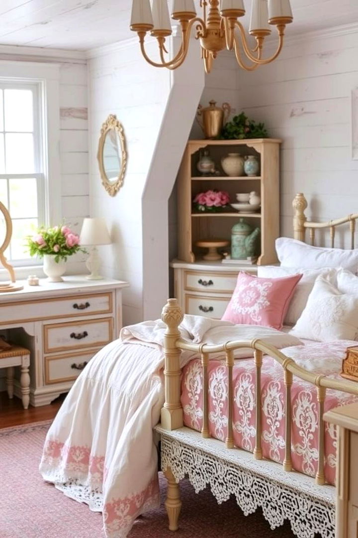 Country Cottage Charm - 22 Pink and White Bedroom Ideas