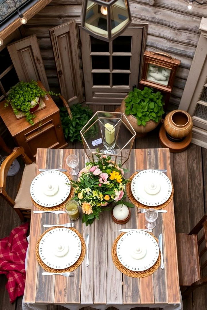 Country Cottage Dining - 22 Outdoor Dining Area Ideas