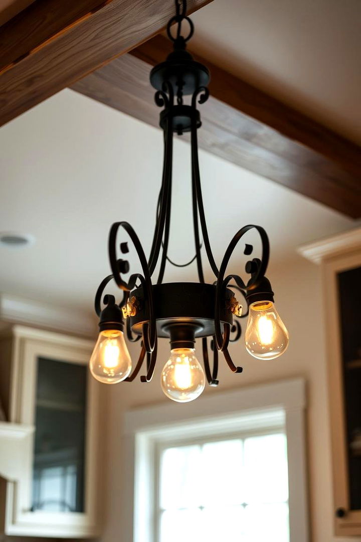 Country Inspired Lighting - 22 Farmhouse Kitchen Ideas