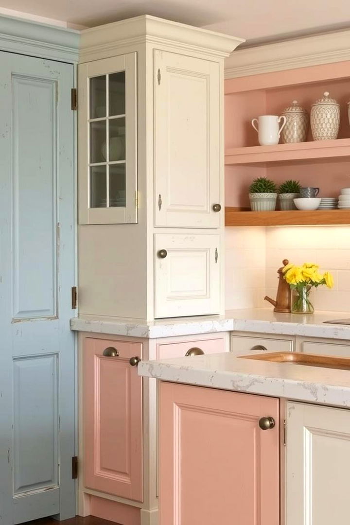 Country Painted Cabinets - 22 Country Kitchen Ideas