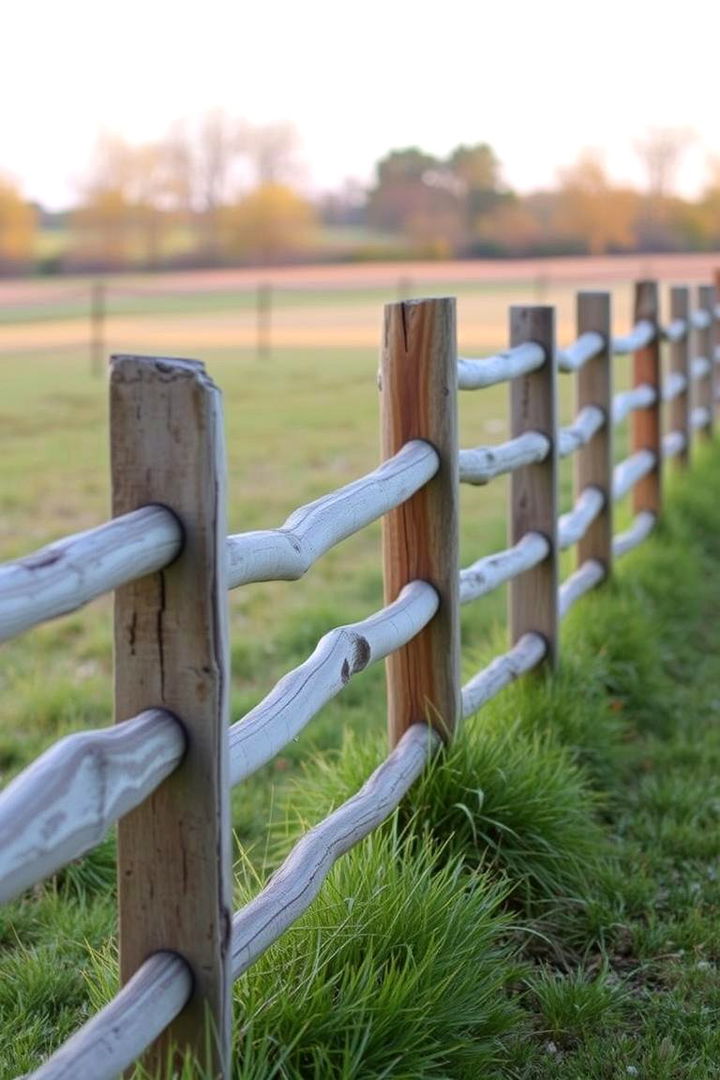 Country Style Appeal - 22 Split Rail Fence Ideas