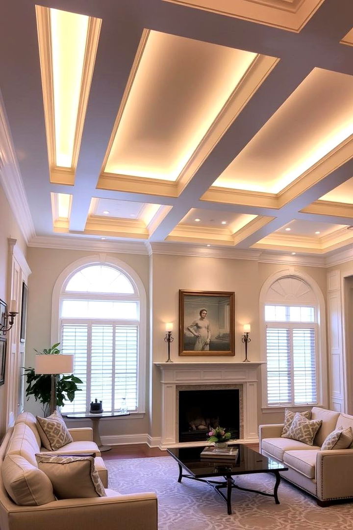 Cove Lighting for Soft Illumination - 22 Living Room Lighting Ideas