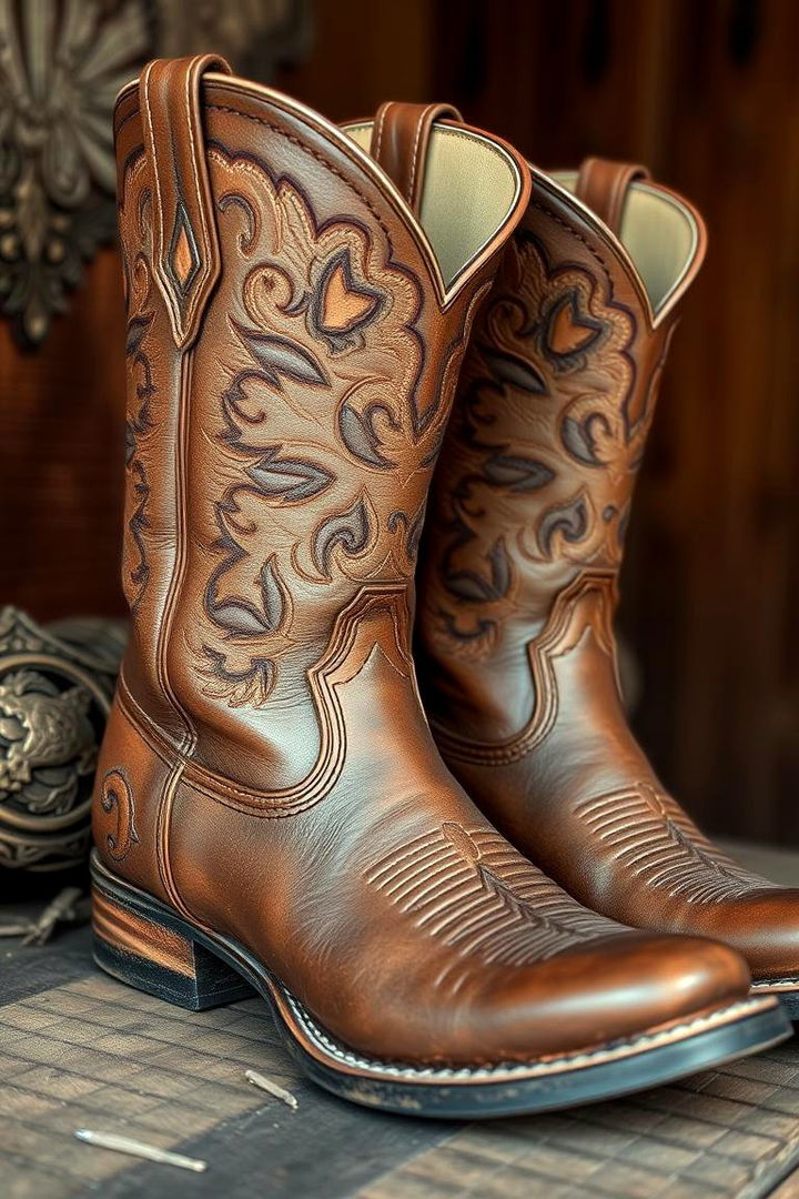 Cowboy Boot Fashion - 22 Western Wedding Ideas