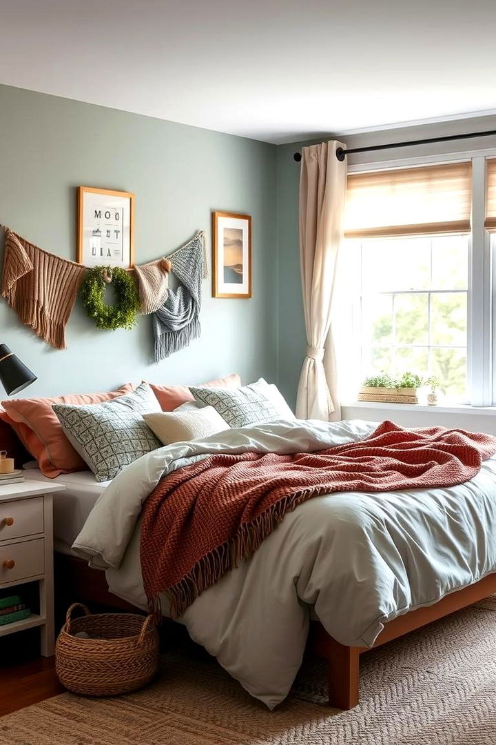 Cozy Bedding and Textiles - 22 Student Bedroom Design Ideas