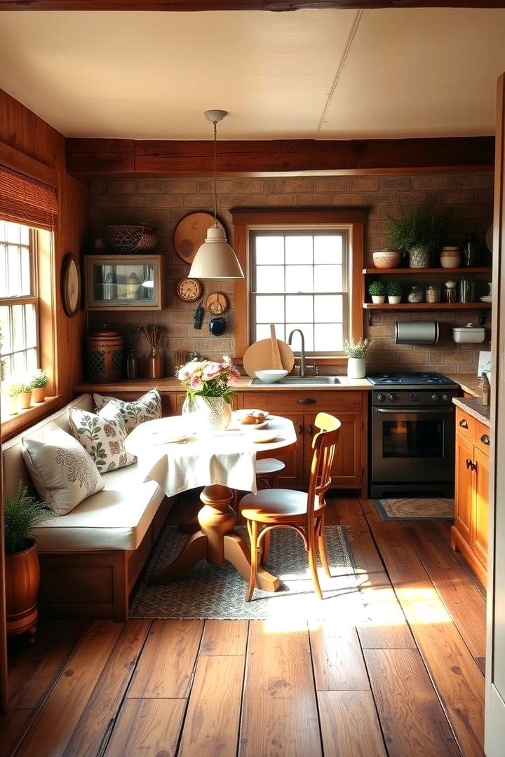 Cozy Breakfast Nook - 22 Barndominium Kitchen Ideas
