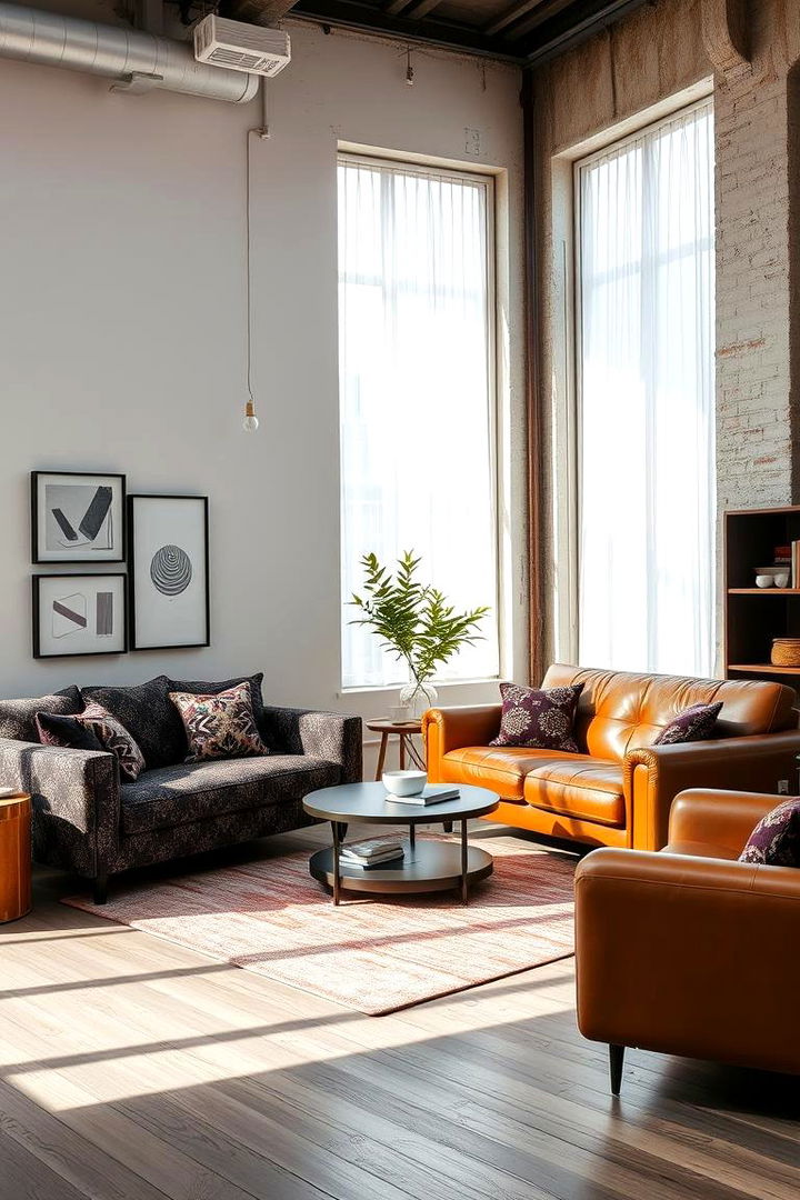 Cozy Contrasts for Character - 22 Mismatched Sofas in Living Room Ideas