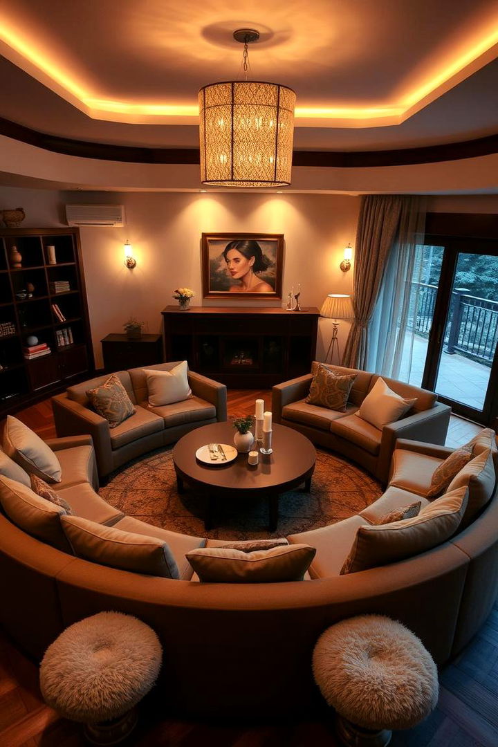 Cozy Conversation Nook - 22 Living Room Layout Ideas