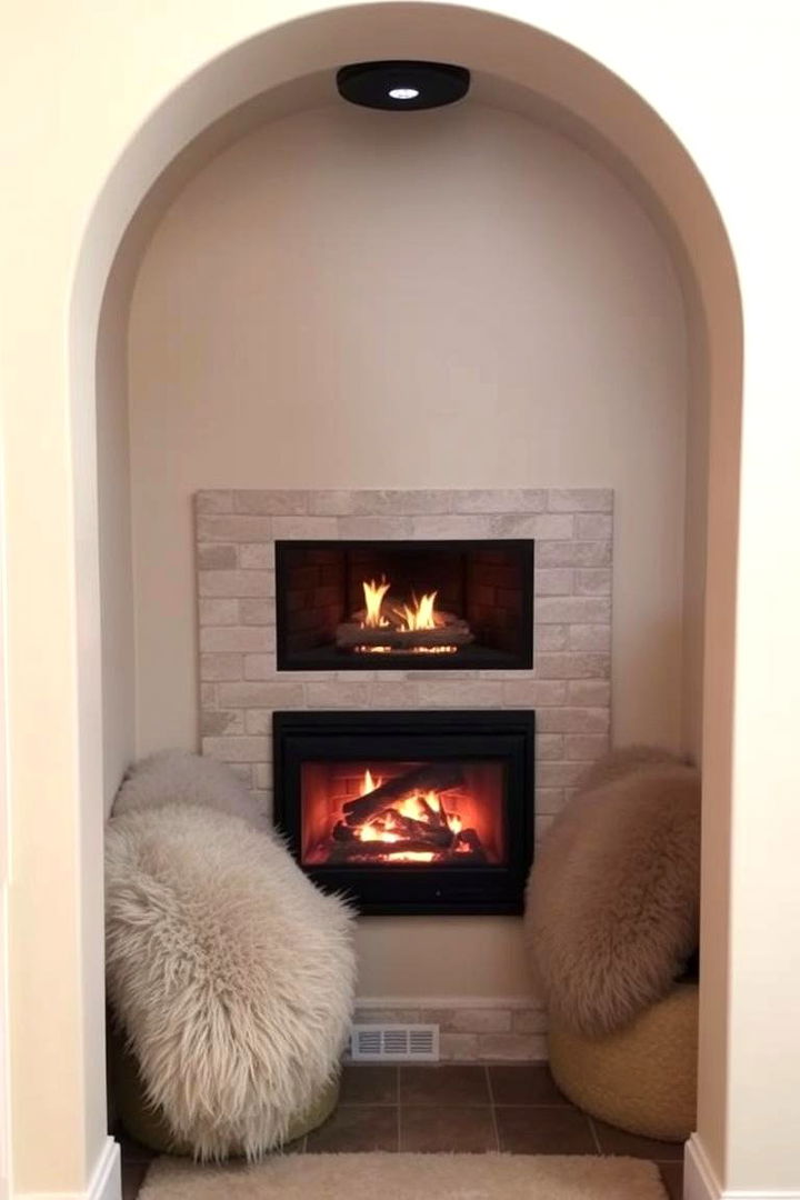 Cozy Corner Installation - 22 Living Room Fireplace Ideas