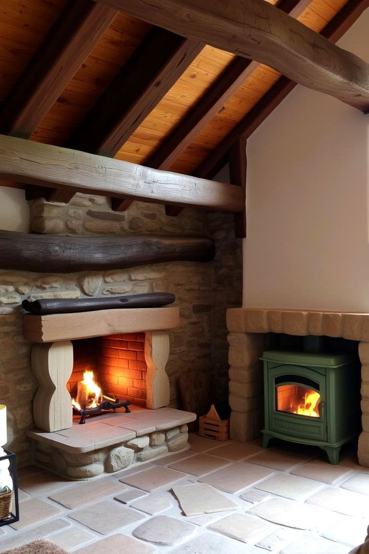 Cozy Cottage Idea with Sage Green Fireplace - 22 Sage Green Fireplace Ideas