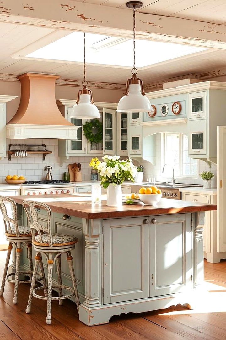 Cozy Countryside Vibe - 22 Farmhouse Kitchen Island Ideas