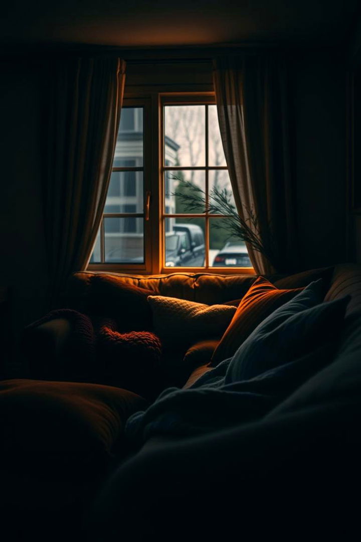 Cozy Dark Nooks - 22 Dark Living Room Ideas