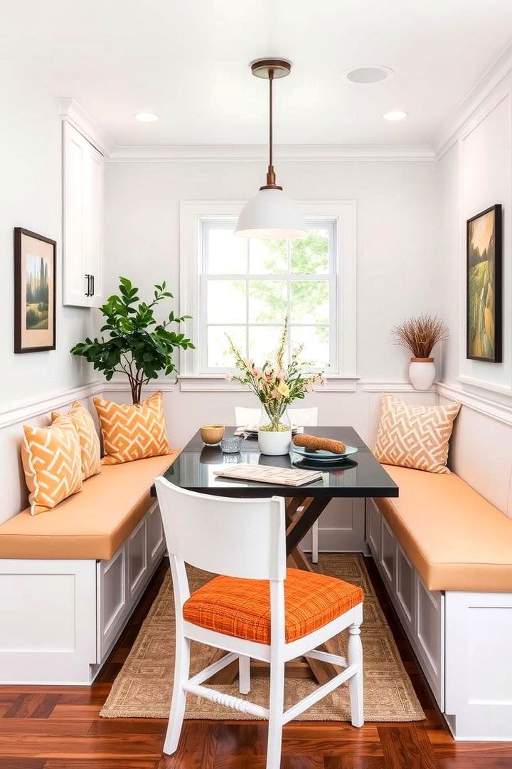 Cozy Dining Area Inspirations - 22 Kitchen With White Cabinets and Black Countertops Ideas