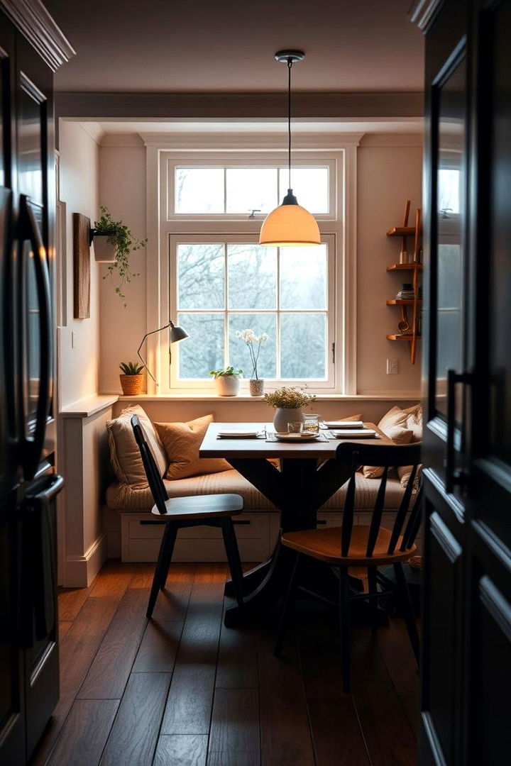 Cozy Dining Nook - 22 Scandinavian Kitchen Ideas
