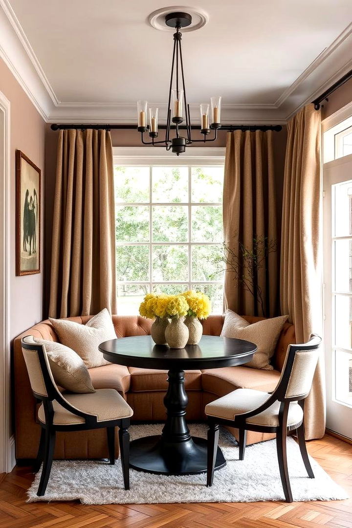 Cozy Dining Spaces with Cashmere Touches - 22 Cashmere Kitchen Ideas