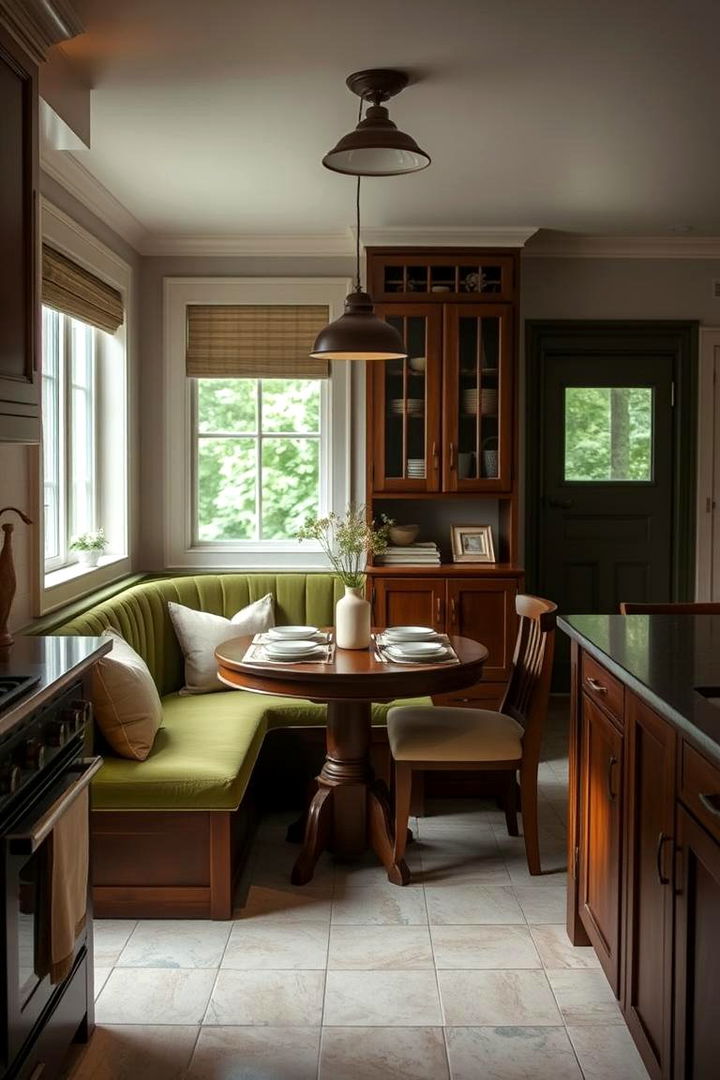 Cozy Dining in Nature - 22 Green and Brown Kitchen Ideas